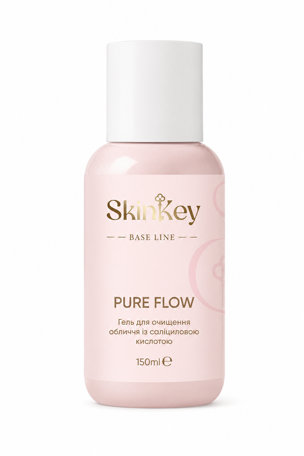 Pure Flow — м'який очищувальний гель із саліциловою кислотою