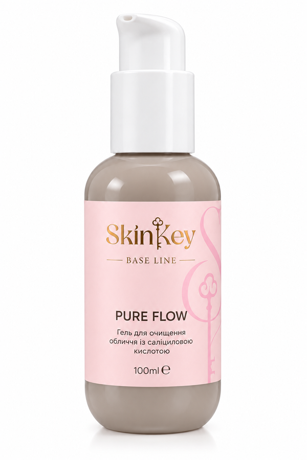 Pure Flow — м'який очищувальний гель із саліциловою кислотою